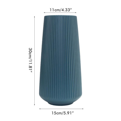 Plastic Flower Vase Modern Decorative Flower Vase for Home Living Room Table Decor
