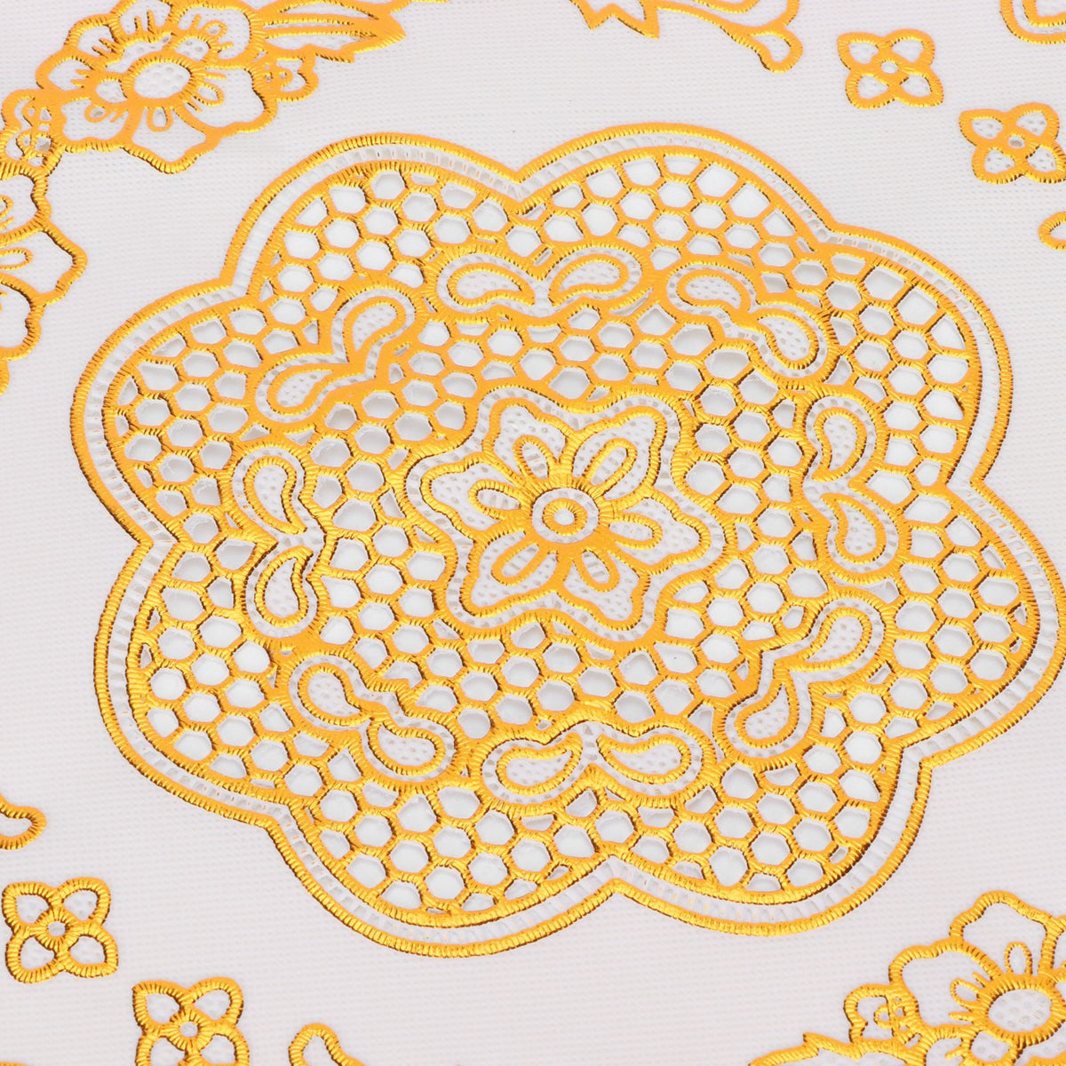 2PCS 30cmx30cm Table Mats Gold Dining Table Placemats for Wedding Party SuppliesStyle 01