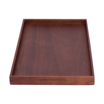 Walnut Tray Rectangular Tea Set Tea Cup Storage Plate Fruit Plate for Home Office Tea Food Fruit