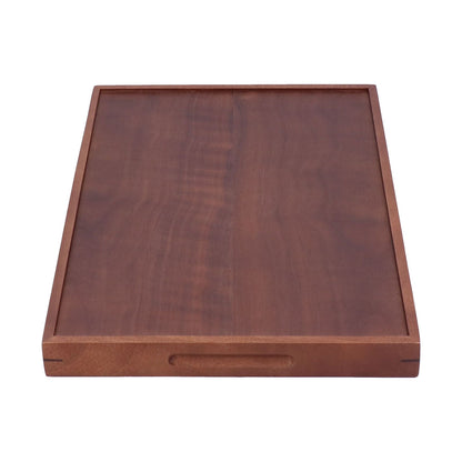 Walnut Tray Rectangular Tea Set Tea Cup Storage Plate Fruit Plate for Home Office Tea Food Fruit