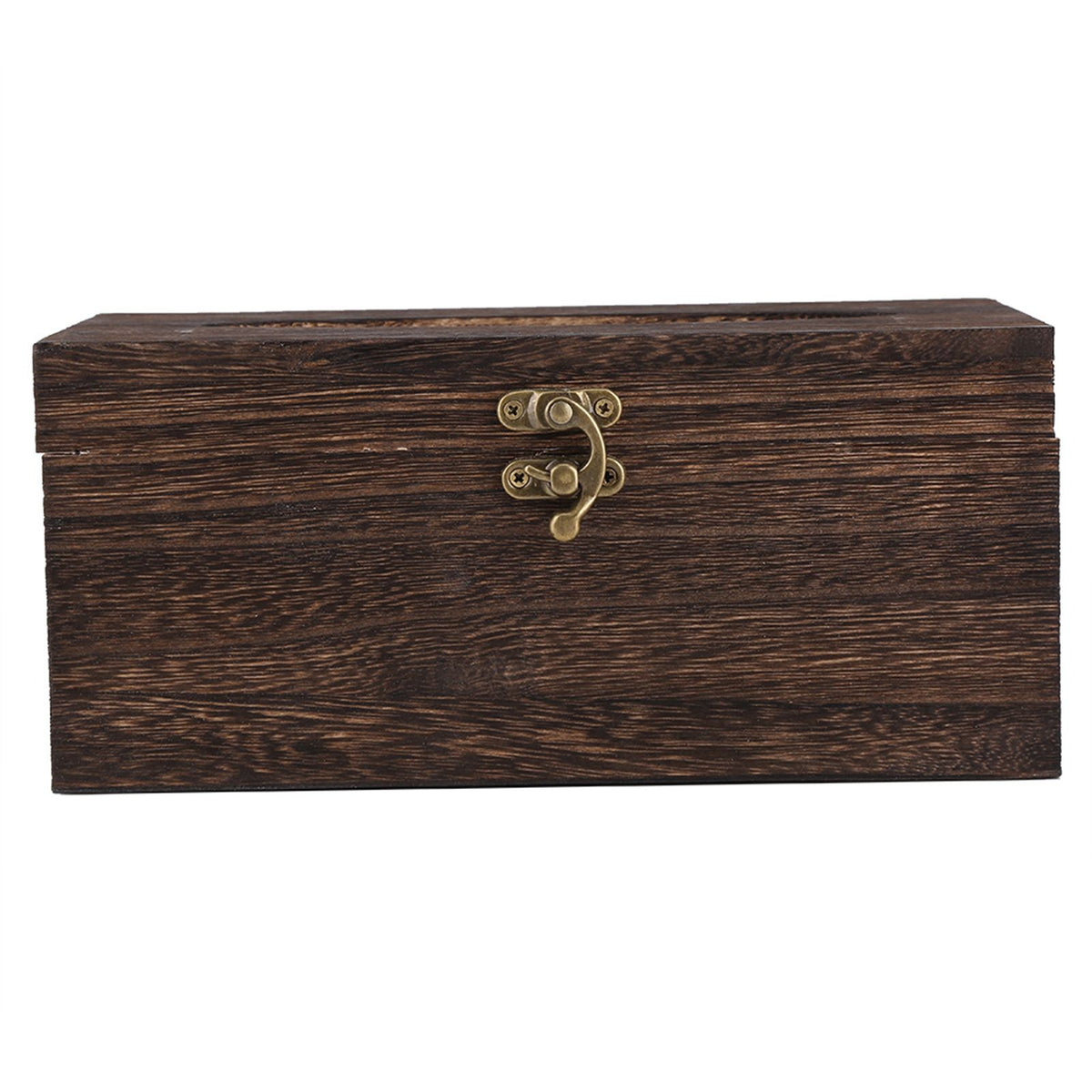 1Pc Wooden Retro Tissue Box Paper Napkin Holder Case Home Car Decor #1 22*12*10cm