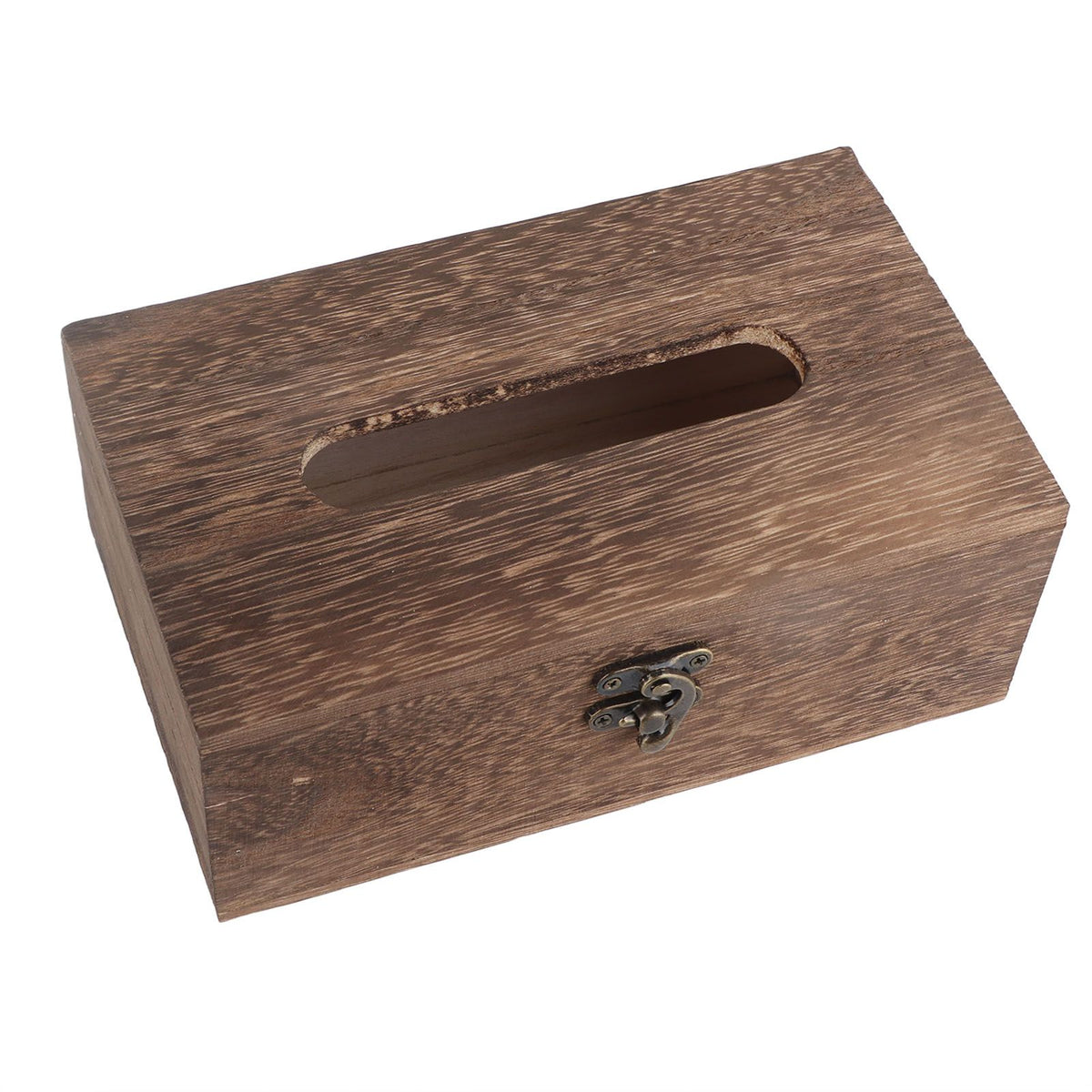 1Pc Wooden Retro Tissue Box Paper Napkin Holder Case Home Car Decor #1 22*12*10cm
