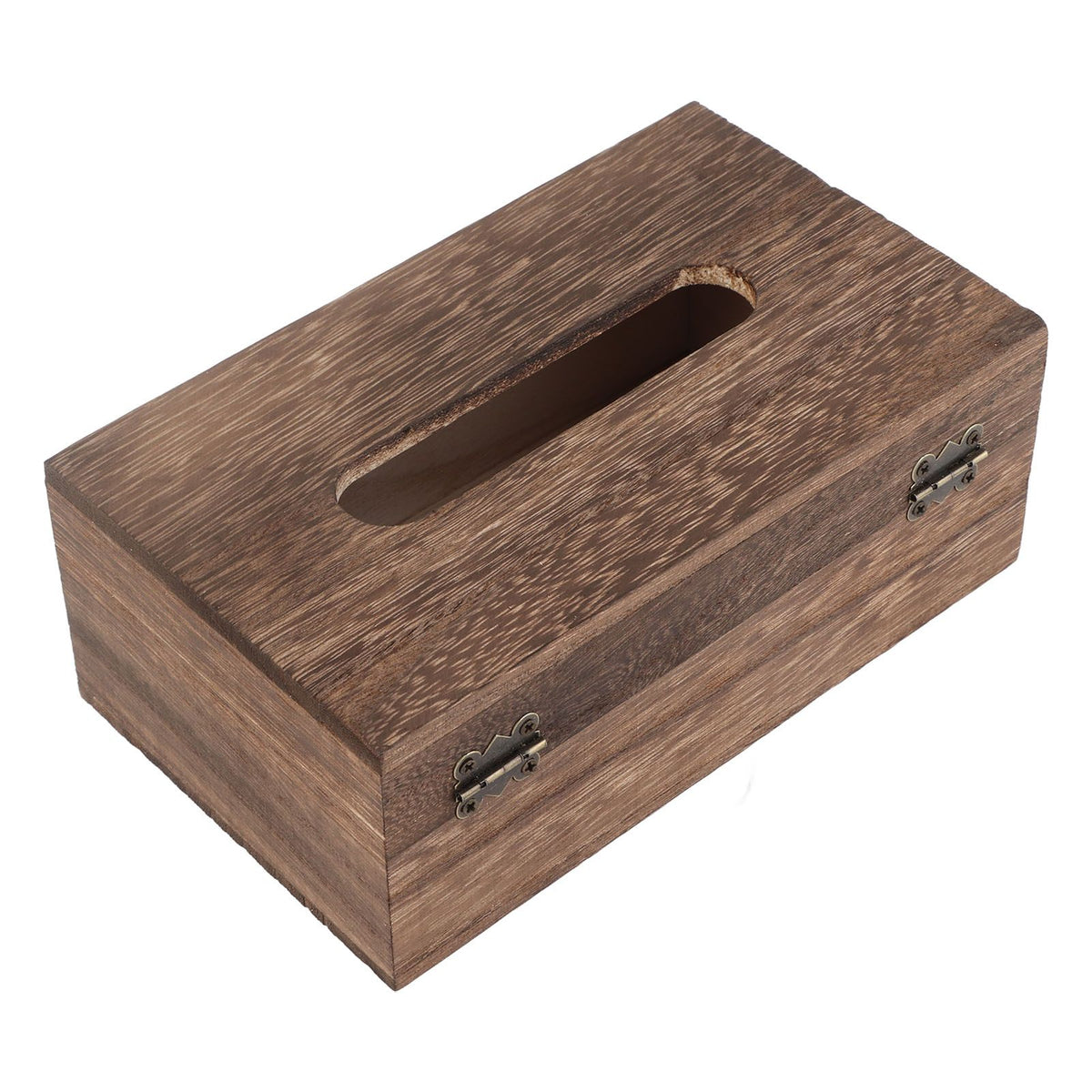 1Pc Wooden Retro Tissue Box Paper Napkin Holder Case Home Car Decor #1 22*12*10cm