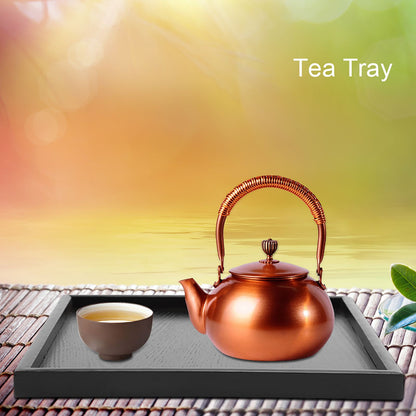 Square Shape Solid Wood Tea Coffee Snack Food Meals Serving Tray Plate Restaurant Tray #3