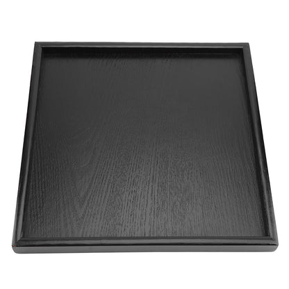 Square Shape Solid Wood Tea Coffee Snack Food Meals Serving Tray Plate Restaurant Tray #3