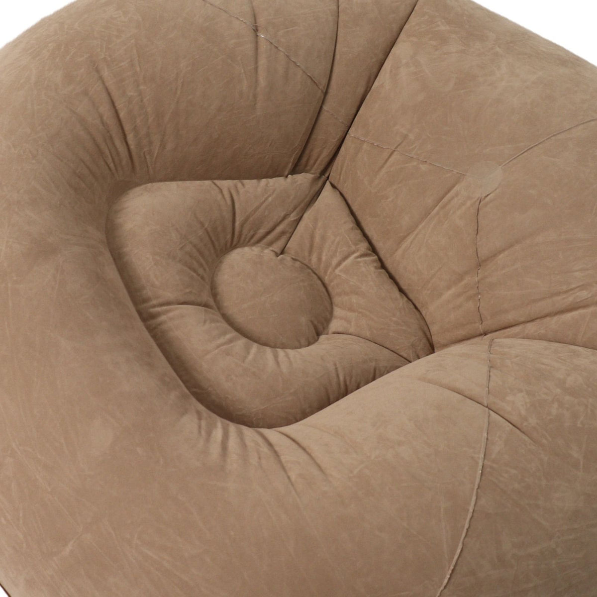 Inflatable Lounge Chair Portable Sofa Couch for Living Room Bedroom Balcony Reading Room Gray