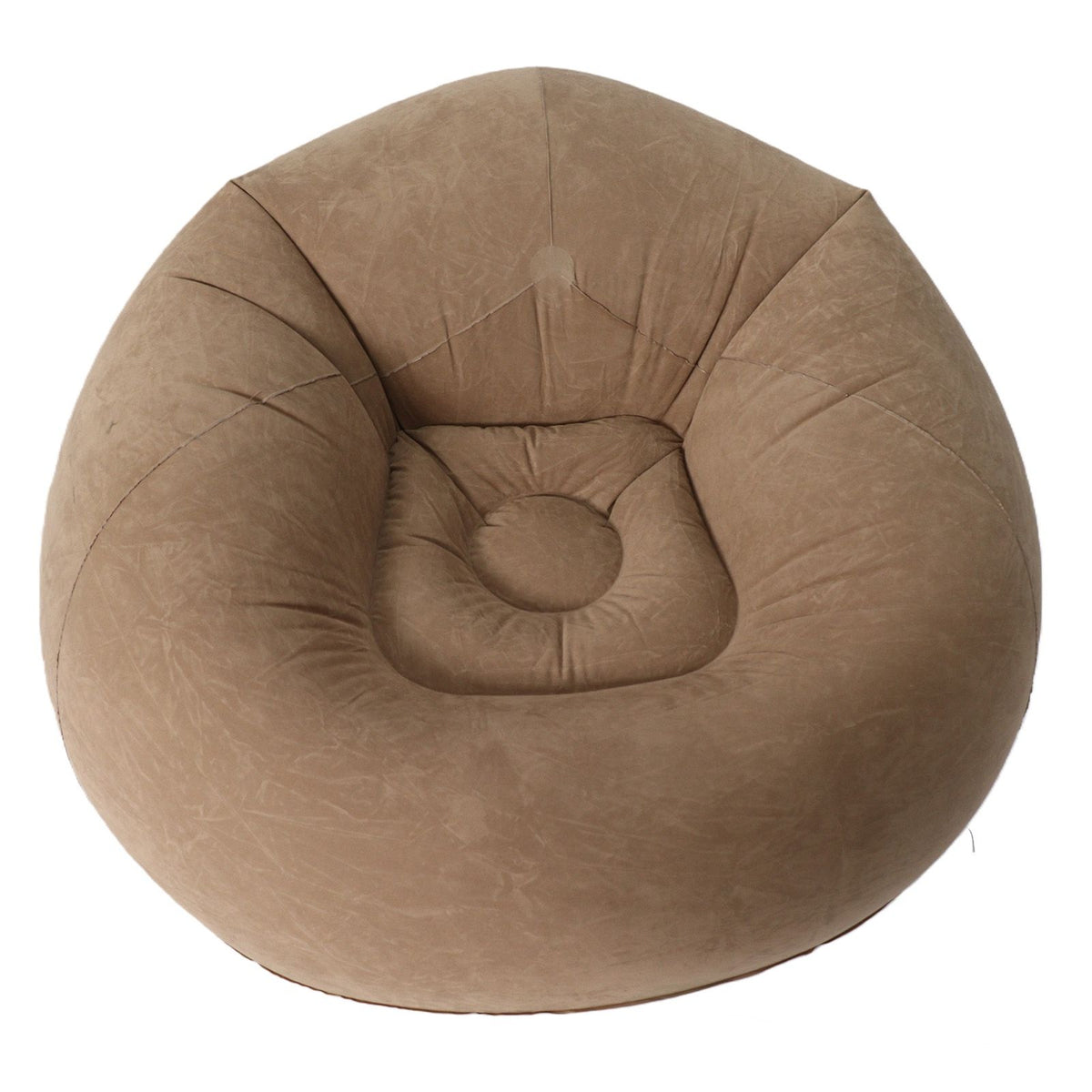 Inflatable Lounge Chair Portable Sofa Couch for Living Room Bedroom Balcony Reading Room Gray