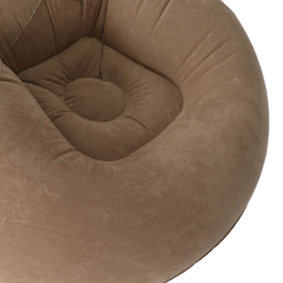 Inflatable Lounge Chair Portable Sofa Couch for Living Room Bedroom Balcony Reading Room Gray