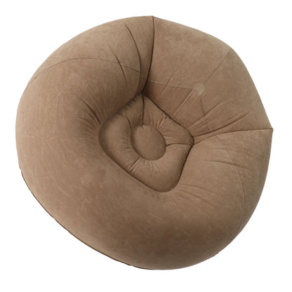 Inflatable Lounge Chair Portable Sofa Couch for Living Room Bedroom Balcony Reading Room Gray