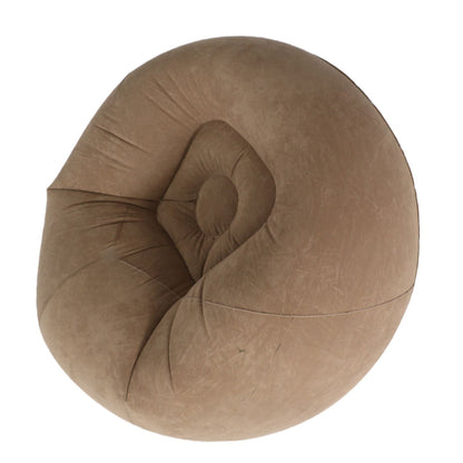 Inflatable Lounge Chair Portable Sofa Couch for Living Room Bedroom Balcony Reading Room Gray