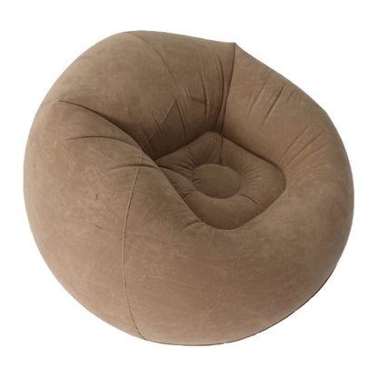 Inflatable Lounge Chair Portable Sofa Couch for Living Room Bedroom Balcony Reading Room Gray