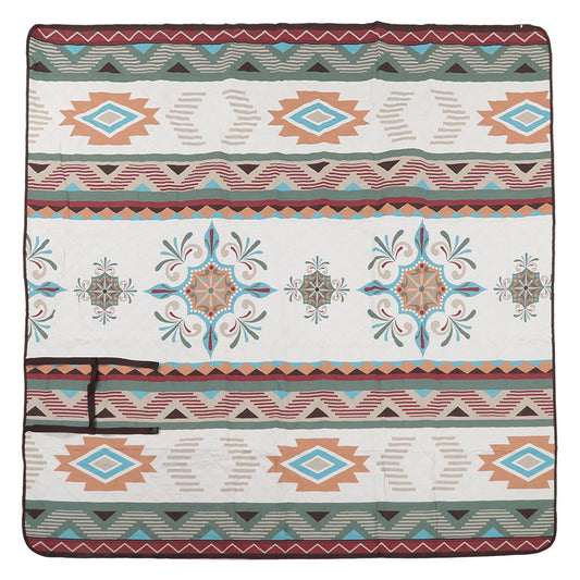 Camping Rug 210D Oxford Cloth Thickened Waterproof Machine Washable Picnic Mat for Outdoor Travelling Type A Seattle