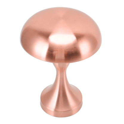 Table Lamp Rechargeable Mushroom Shape 3 Speed Color Temperature Touch Stepless Dimming Night Light for Home Copper