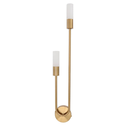 Double Head G9 LED Bulb Wall Lamp Holder Ironcraft Wall Mounted Lamp Holder with Lampshade for Home Livingroom 85-265V