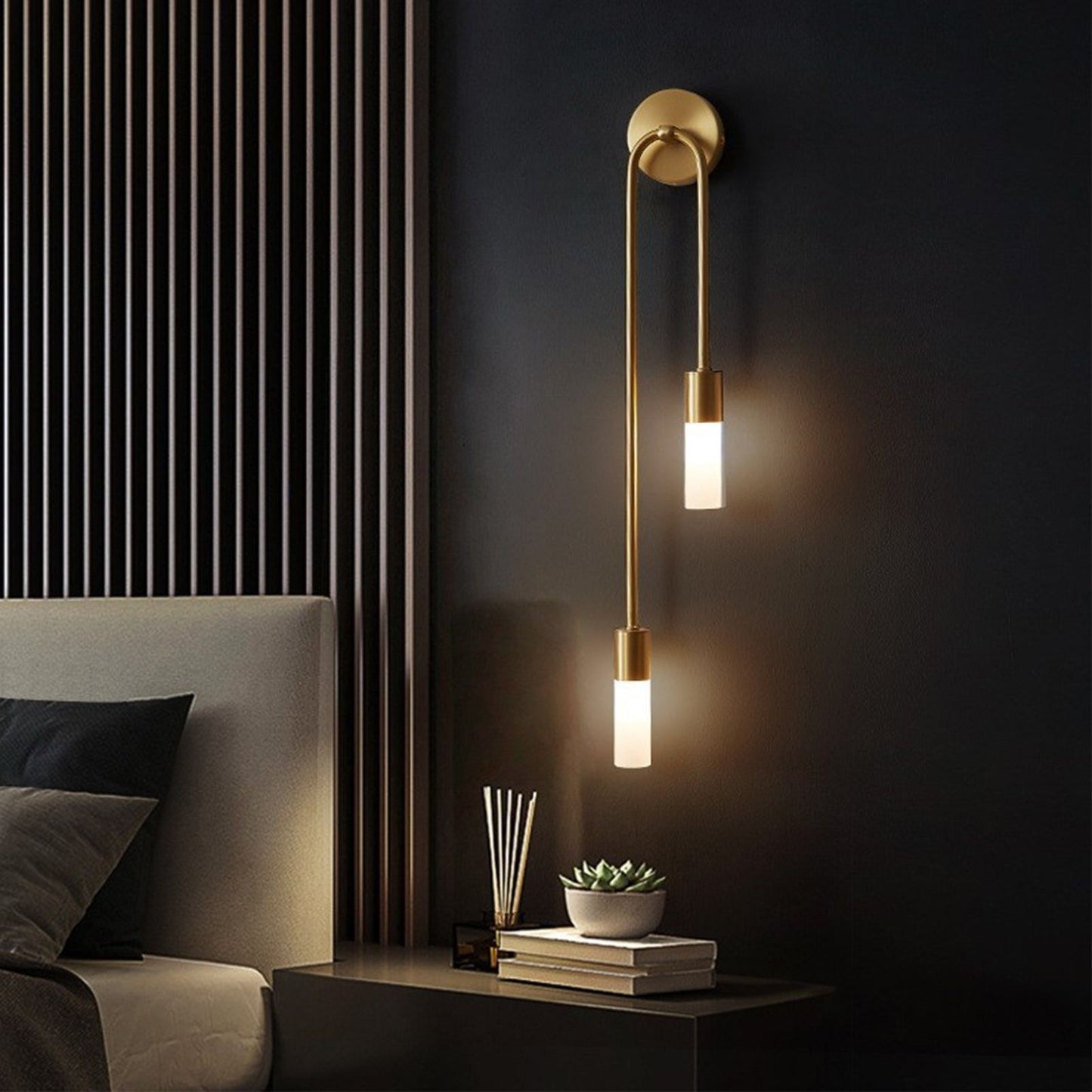 Double Head G9 LED Bulb Wall Lamp Holder Ironcraft Wall Mounted Lamp Holder with Lampshade for Home Livingroom 85-265V