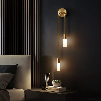 Double Head G9 LED Bulb Wall Lamp Holder Ironcraft Wall Mounted Lamp Holder with Lampshade for Home Livingroom 85-265V