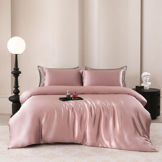 Oval Silk Workshop 22 Momme Silk Four Piece Set 1.5 m bed (2x 2.3 m quilt cover 2.3x 2.5 m bed sheet)