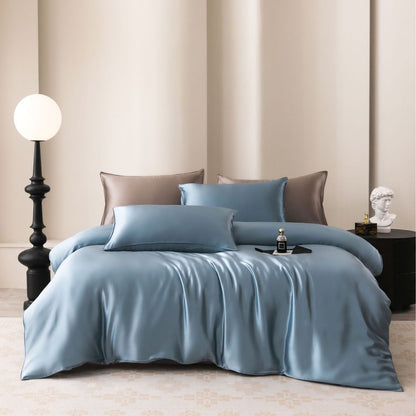 Oval Silk Workshop 22 Momme Silk Four Piece Set 1.5 m bed (2x 2.3 m quilt cover 2.3x 2.5 m bed sheet)