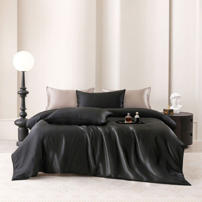 Oval Silk Workshop 22 Momme Silk Four Piece Set 1.2 m bed (1.5x 2 m quilt cover 2x 2.3 sheets