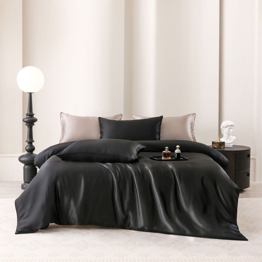 Oval Silk Workshop 22 Momme Silk Four Piece Set 1.2 m bed (1.5x 2 m quilt cover 2x 2.3 sheets