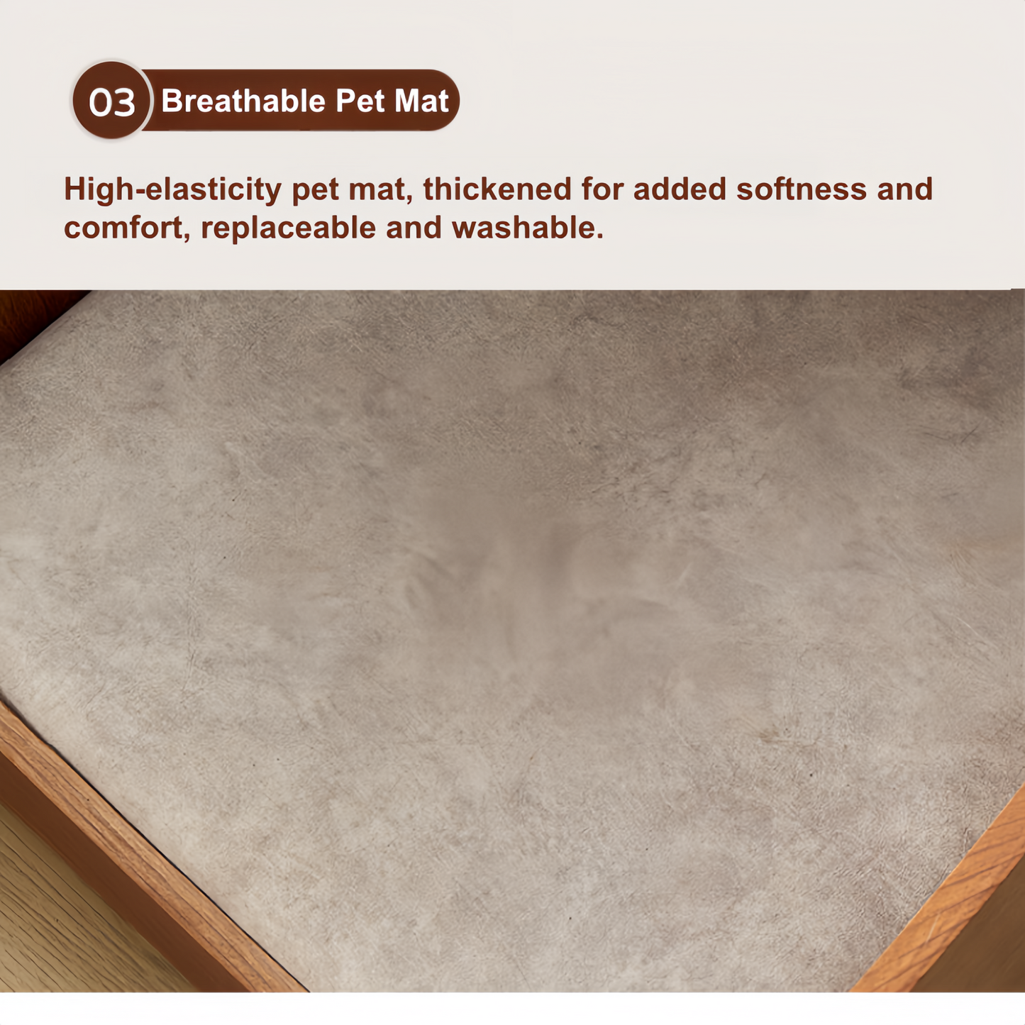 Bedside Table with Wireless Charging Station,LED Nightstand with Open Storage Drawers for Small Cats and Dogs Bed, Cozy Home for Living Room, Bedroom, Office, Sofa Side