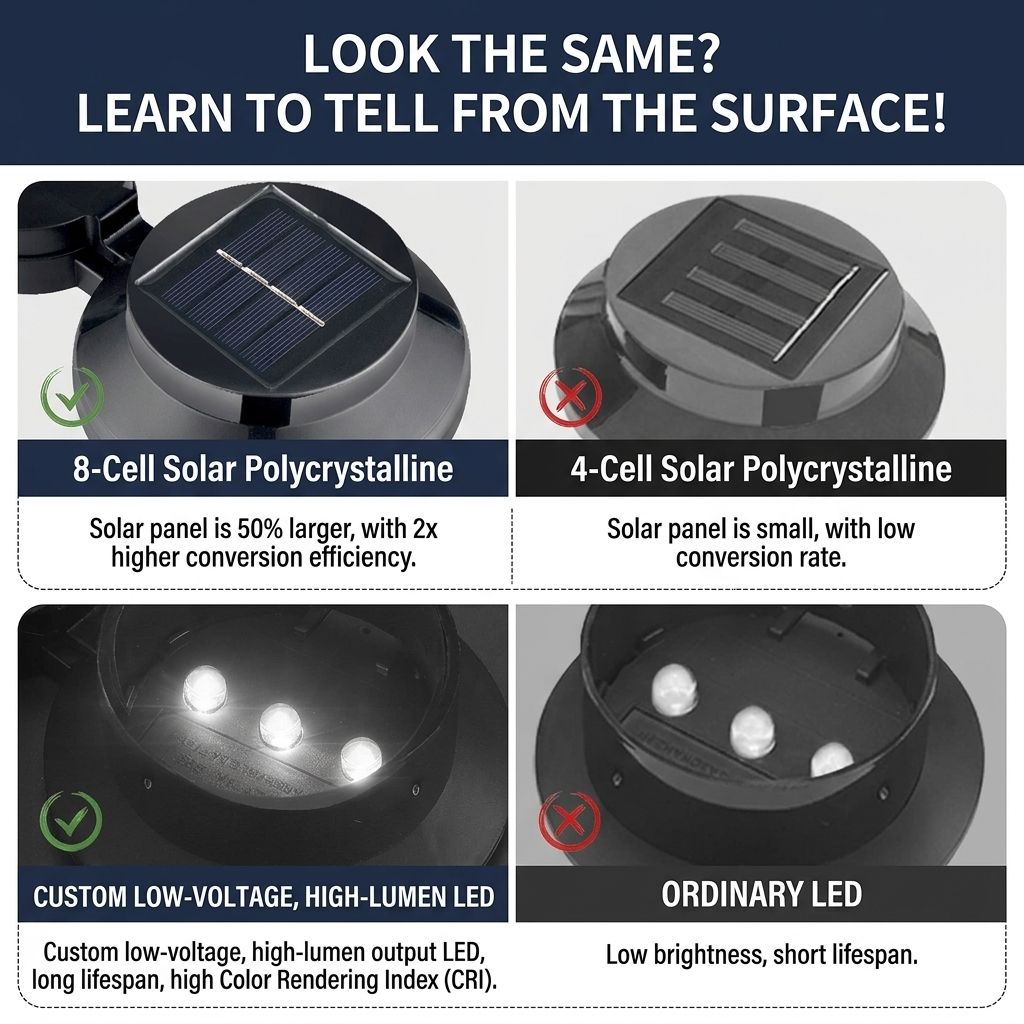 Solar Powered Smart Wall Light with Auto Dusk-to-Dawn Sensor, IP65 Waterproof Fence & Garden Accent Lighting, Available in 3000K Warm White or 6000K Cool White, Ideal for Patio, Pathway, and Courtyard Ambient Glow (16PCS, White Housing‑Warm White Light)