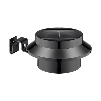 Solar Powered Smart Wall Light with Auto Dusk-to-Dawn Sensor, IP65 Waterproof Fence & Garden Accent Lighting, Available in 3000K Warm White or 6000K Cool White, Ideal for Patio, Pathway, and Courtyard Ambient Glow (8PCS, Black Housing‑Warm White Light)