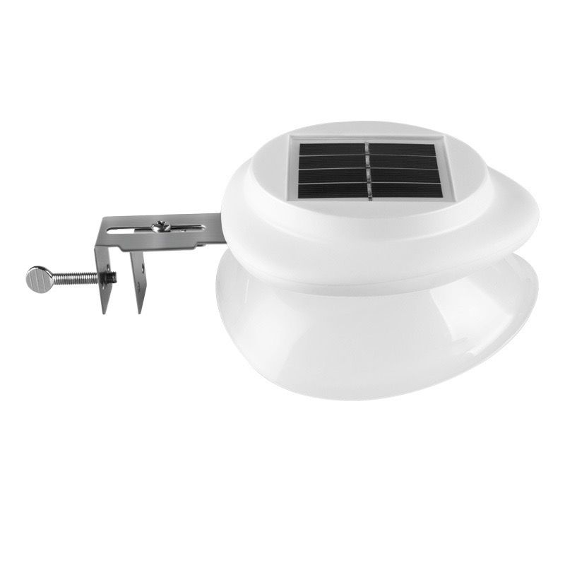 Solar Powered Fence Light with Durable ABS+PC Housing, Monocrystalline Silicon Panel, and Adjustable Mounting Clip for Outdoor Garden, Patio, Deck, and Walkway Illumination in Warm White or Cool White (16PCS, Black Housing‑Warm White Light)