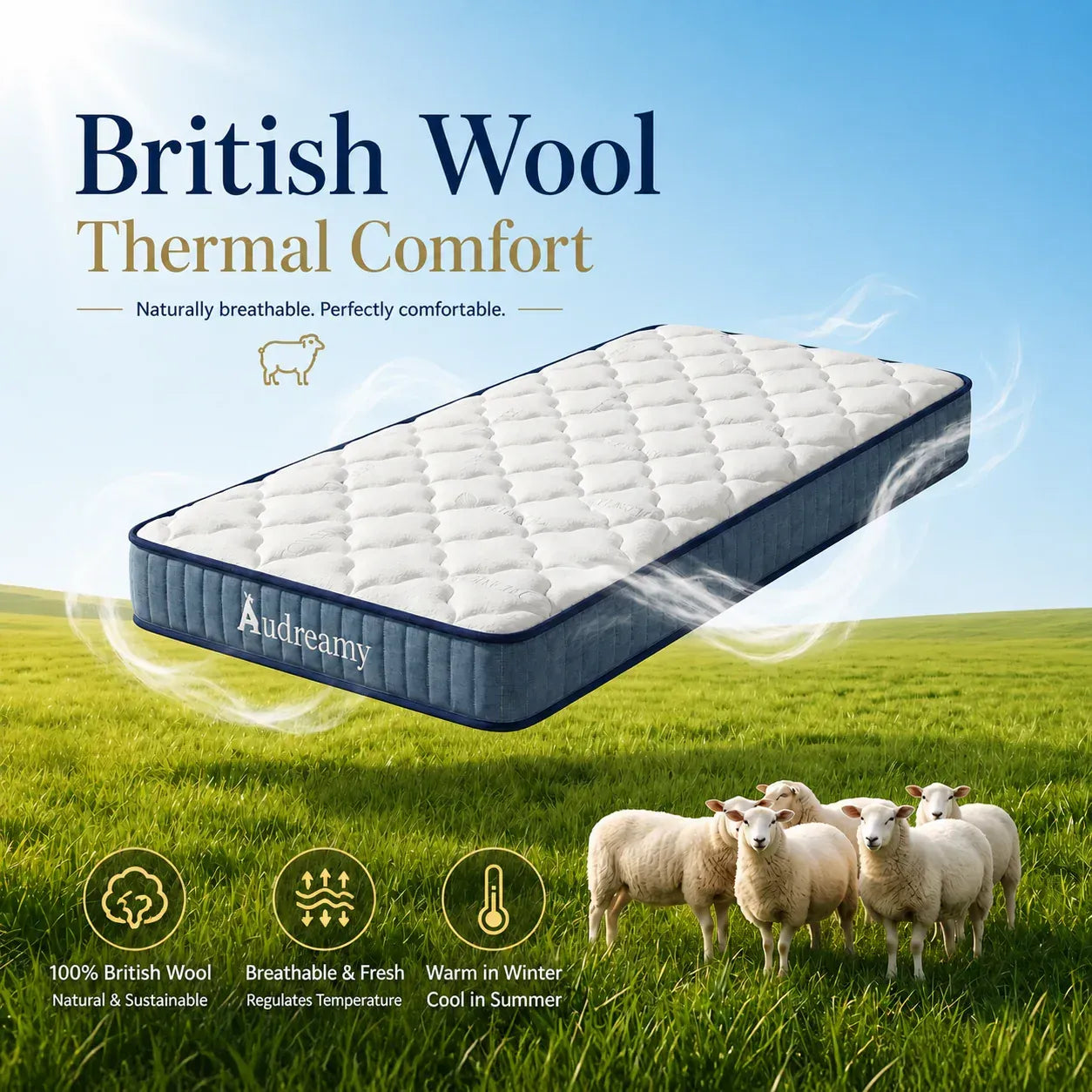Audreamy Kaveno Kids Mattress Cool Gel Double