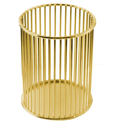 Metal Pen Holder Cup for Desk Makeup Brushes Pencil Holders Home Office Organizer , Makeup Brushes Cup, Pencil Holders, Office&Home Organizer, Gold
