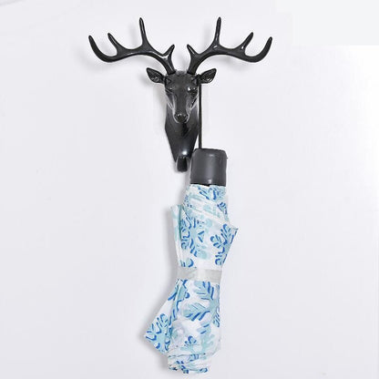 3 Pack Elephant Head / Deer Head Single Wall Hook/Hanger Animal Shaped Coat Hat Hook Heavy Duty, Rustic, Decorative Gift (Deer)