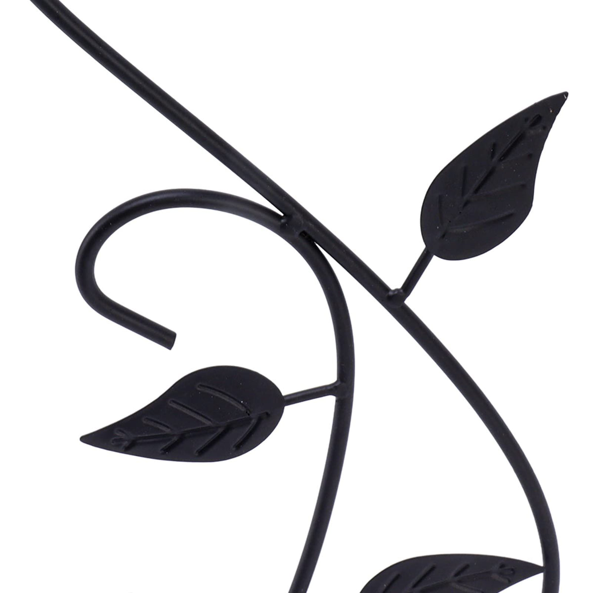 Hanging Basket Hooks, 2pcs Hanging Basket Bracket Heavy Duty Rust Resistant Durable Iron Art Outdoor Planter Hanger Hooks (Black)