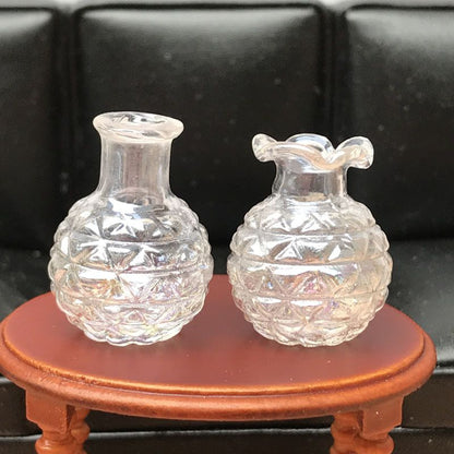 4 Pcs Doll House Vase Mini Vase Ornaments Mini House Toys Miniature Collection Toys Mini House Supplies Mini Vase Props