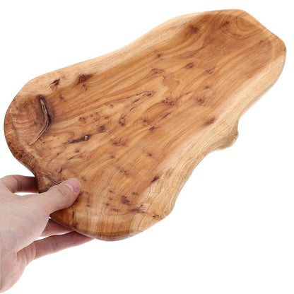 Light Brown Bamboo Tray for Storage Simple and Fashionable Design