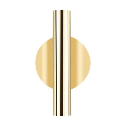Champagne Gold Metal Wall Vase for Dried Flowers Grass or Faux Plants, Modern Home Decor for Living Room Bedroom Office Wall Art, 4.25x2.36x0.787in