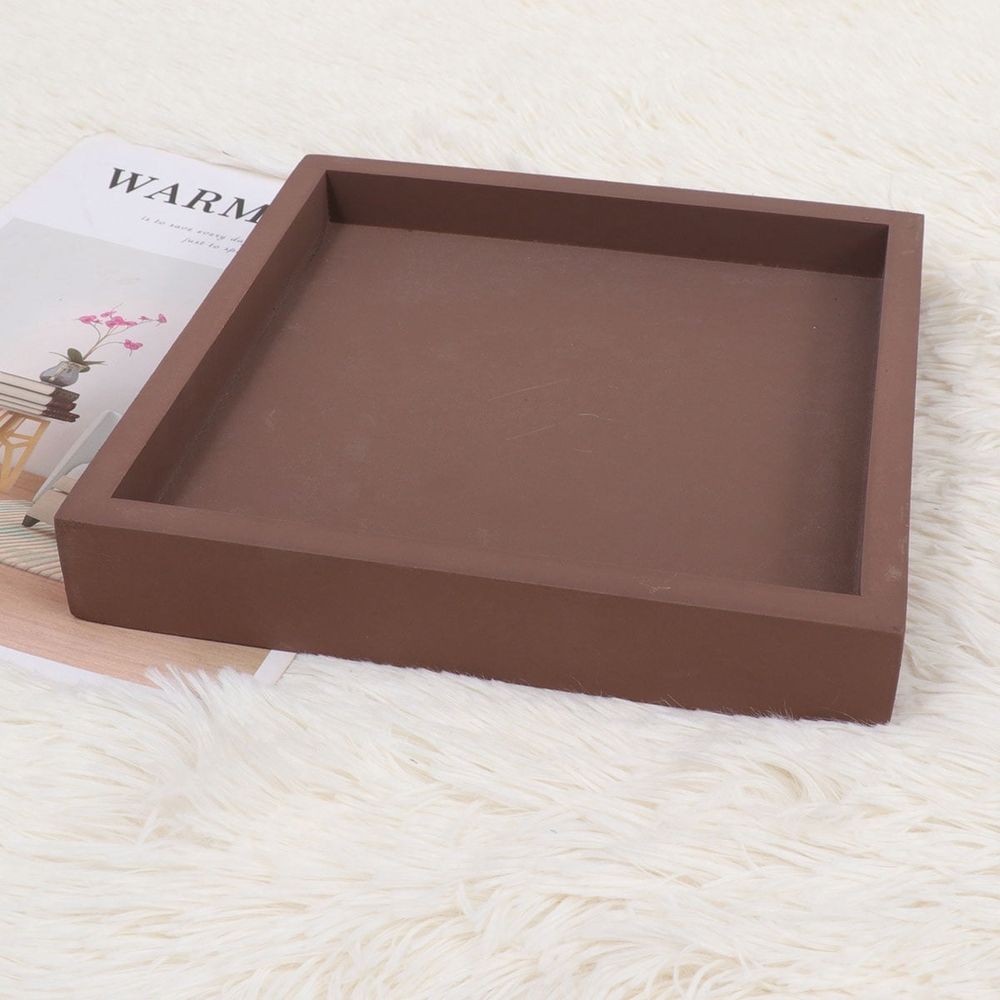 Thickened Plastic Coffee Garden Tray with Leakproof Design for Home and Outdoor Use