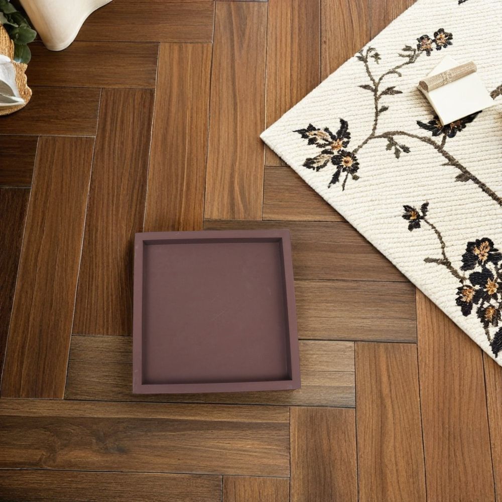 Thickened Plastic Coffee Garden Tray with Leakproof Design for Home and Outdoor Use