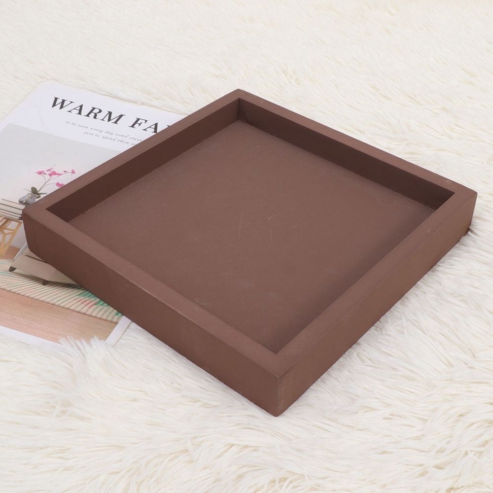 Thickened Plastic Coffee Garden Tray with Leakproof Design for Home and Outdoor Use
