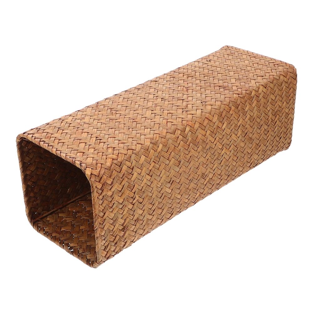 Wicker Flower Basket Woven Flower Vase Light Brown Grass Decoration 1Pack Back to School