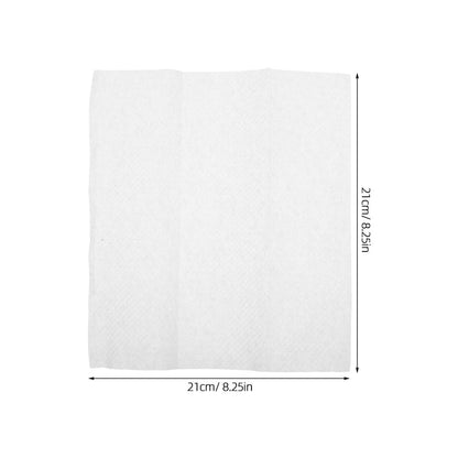 Disposable White Paper Hand Towels, Soft, Absorbent, Quick Drying for Everyday Use, Pack of 180 Sheets