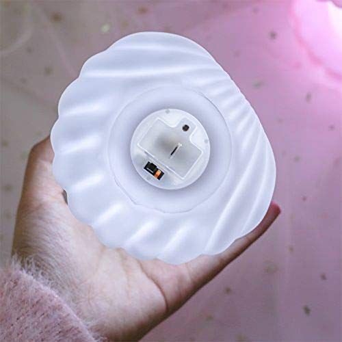 Pearl Night Light Bedside Night Lamp Bedroom Light Clam Mist Night Lights Streamer Mermaid Fairy Night Lamp for Christmas