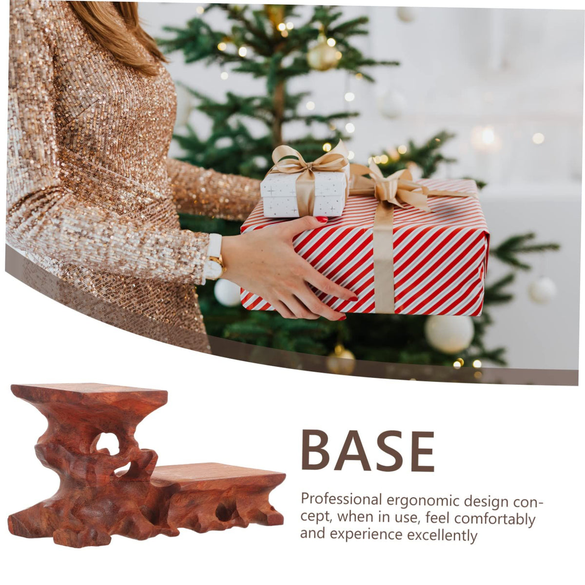 Chinese Style Display Stand Figurine Display Shelf Wooden Display Stand Antique Vase Oriental Furniture Stands Stone Base