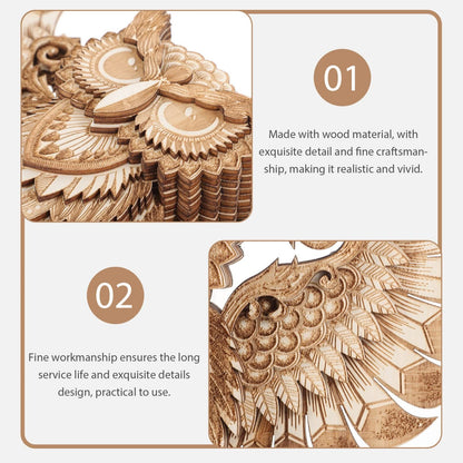 Wood Owl Wall Decor Hand Carved Wood Owl Decor Rustic Owl Statue Wall Plaque Hanging Home Decor Accent Art Unique Sculpture Decoration