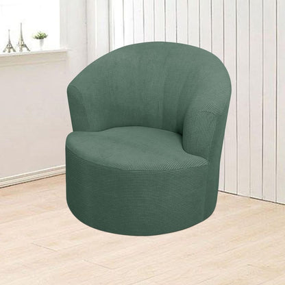 1 Sofa Cover Stretch Armchair Slipcovers Round Club Chair Couch Cover Armchair Cover for Recliner Sofa Modern Swivel Chair Slipcover Barrel Armchairs Cover