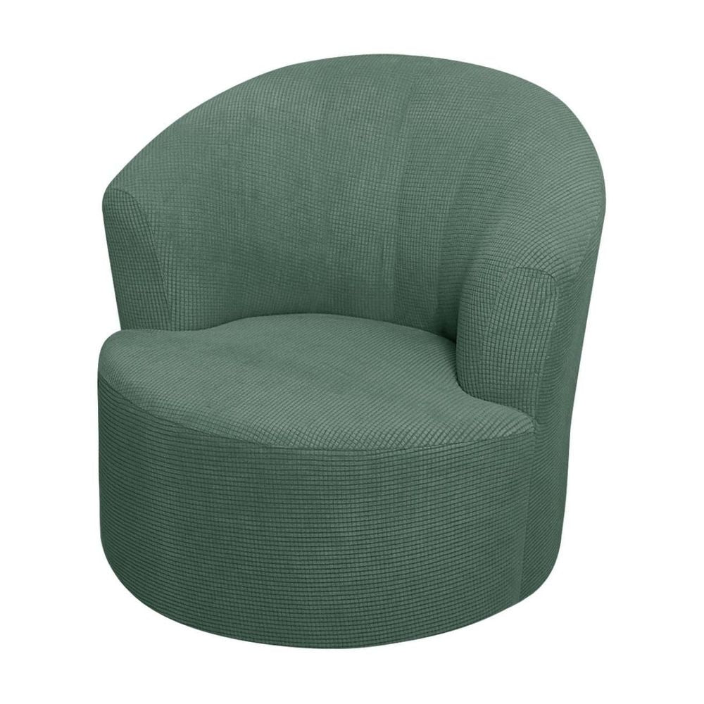 1 Sofa Cover Stretch Armchair Slipcovers Round Club Chair Couch Cover Armchair Cover for Recliner Sofa Modern Swivel Chair Slipcover Barrel Armchairs Cover