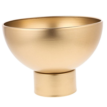 Cactus Planting Pot Flowerpot Iron Golden Planter Modern Style 1Pcs
