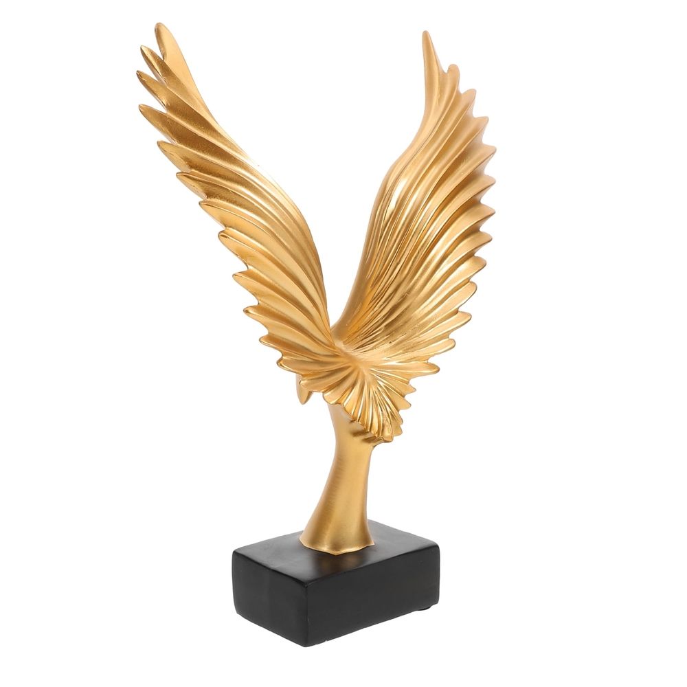 Golden Dapeng Statue Artistic Gift for Friends and Family Home Decoration