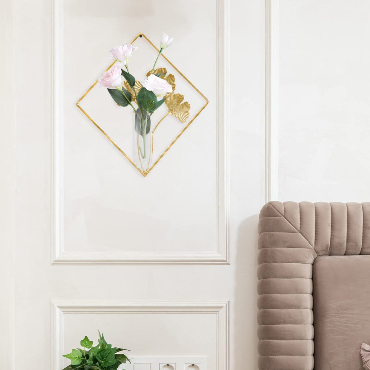 Planters Display Ornaments: Desktop Air Frame Planters, Party Ornaments Planter Wall- Plant Racks Vase Wall-Mounted