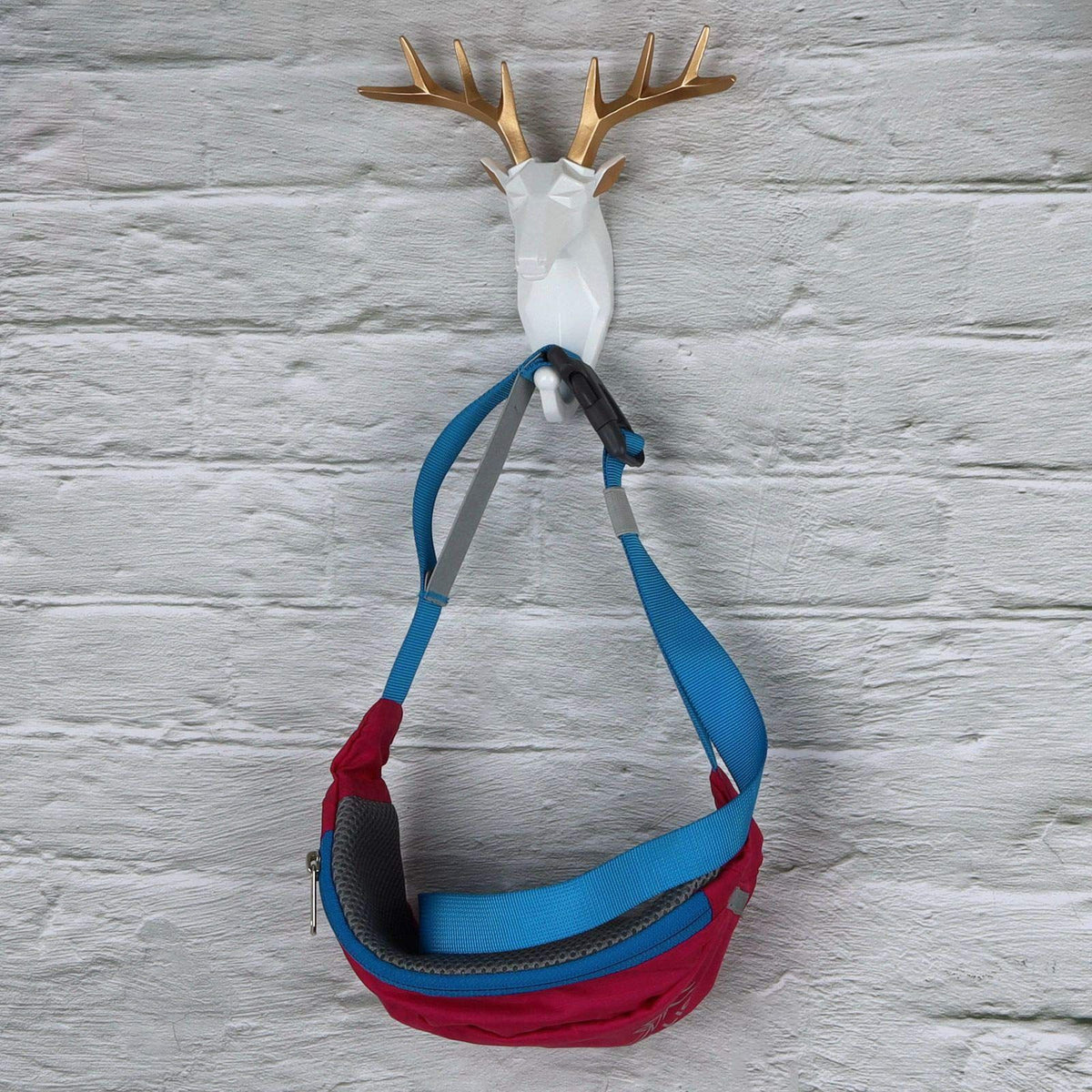 Resin Creative Home Wall Decor Cute Housewarming Gift White Deer Animal Head Hook Coat Scarf Bag Towel Key Cap Hanging
