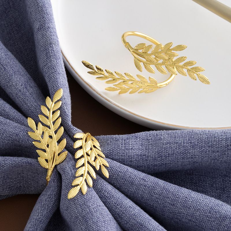 12pcs Gold Napkin Rings Round Napkin Holders Buckles for Wedding, Birthday Dinner Party, Family Gatherings, Table Decorations